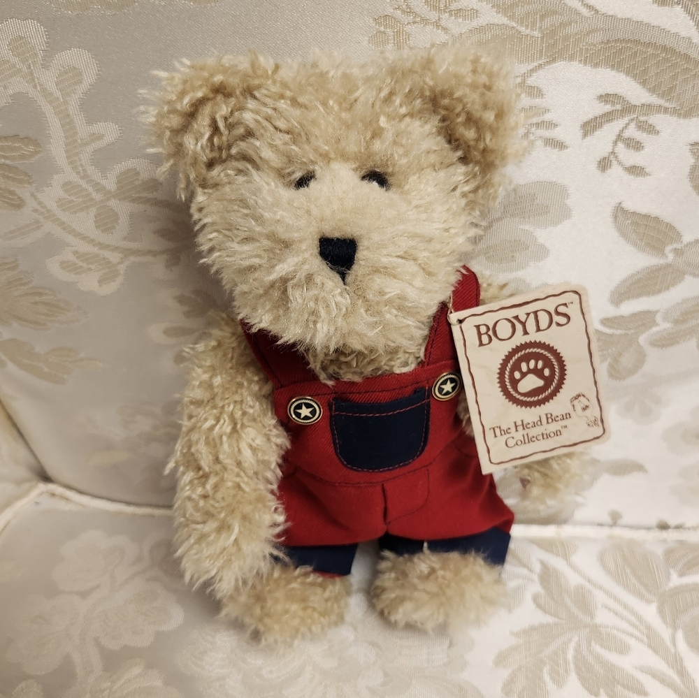 Boyds Bear Brett B. Bearican Plush Patriotic Bear With Tags